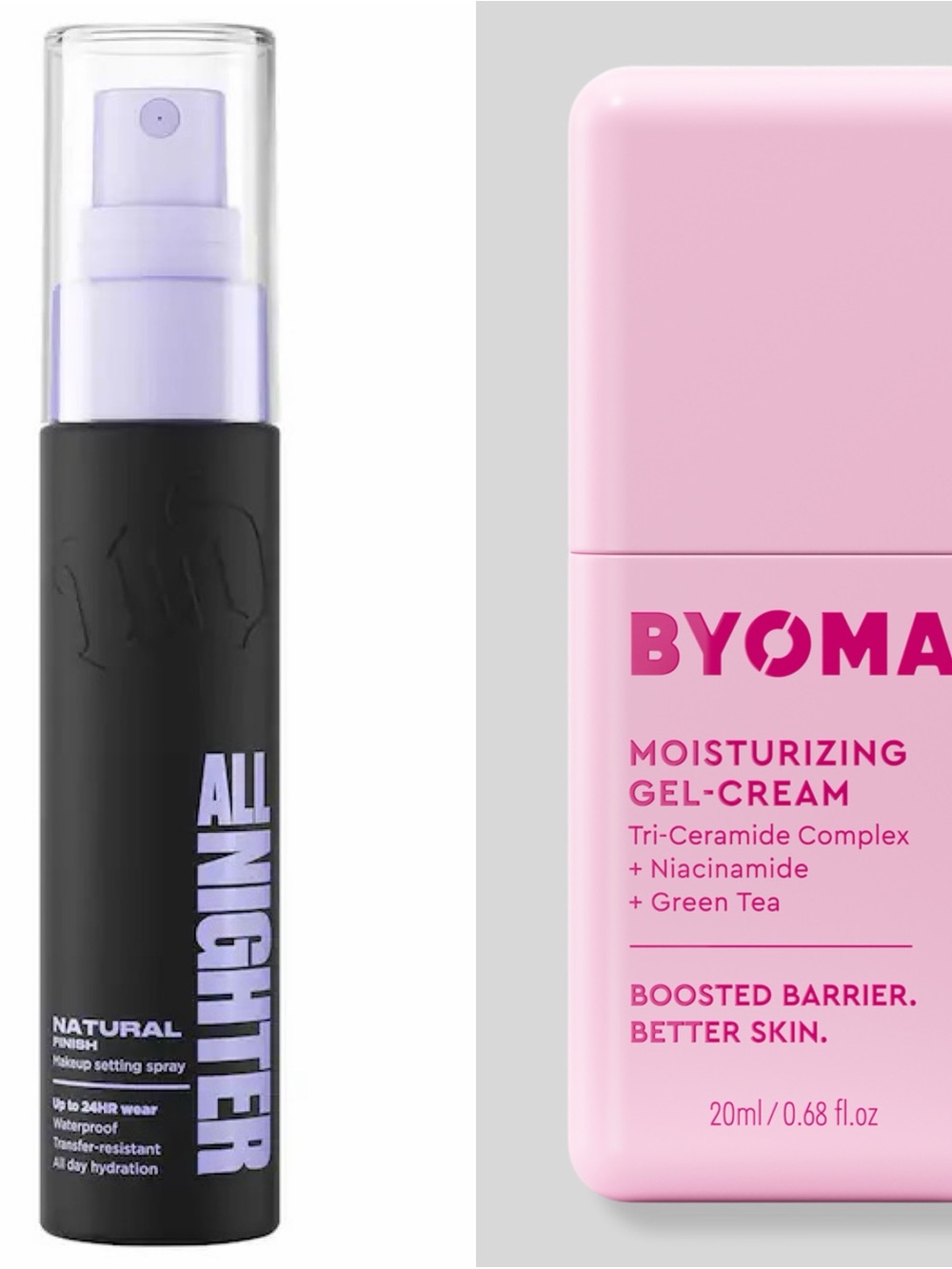 Urban Decay Setting Spray + Byoma Moisturizer Bundle NIB